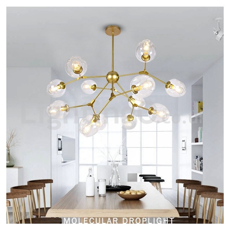 Lampadario moderno nordico Molecolare Magic Bean con 6/8/10/12 luci E27
