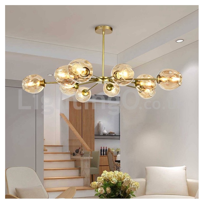 Lampadario moderno nordico molecolare Magic Bean Cafe 6/8/10/12 luci E27