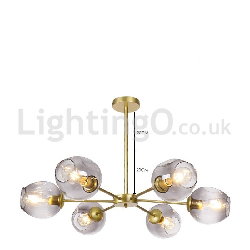 Lampadario moderno nordico molecolare Magic Bean Cafe 6/8/10/12 luci E27