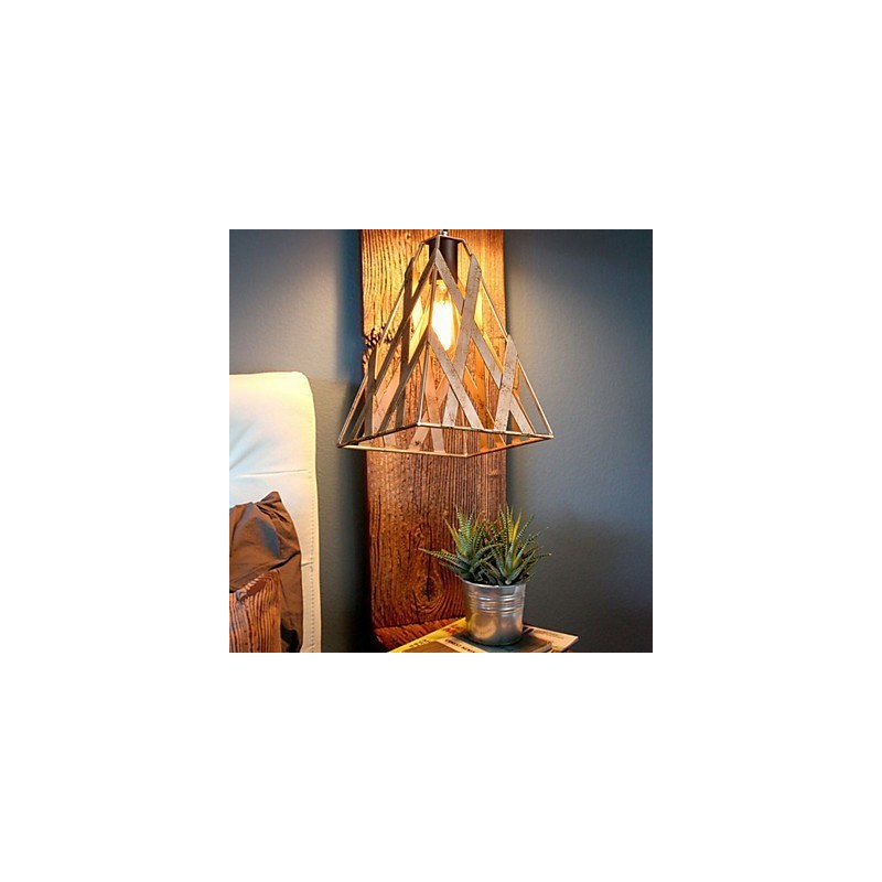 Lampadario retrò industriale in ferro, moderno minimalista, 1 luce E26/E27