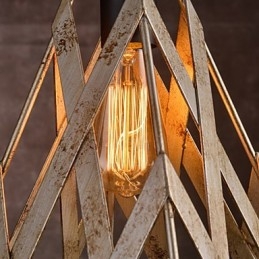 Lampadario retrò industriale in ferro, moderno minimalista, 1 luce E26/E27
