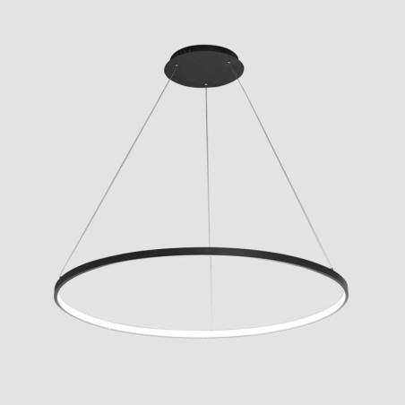 Lampada a sospensione LED dimmerabile 63 W, anello moderno, diametro 100 cm
