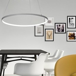 Lampada a sospensione LED dimmerabile 63 W, anello moderno, diametro 100 cm