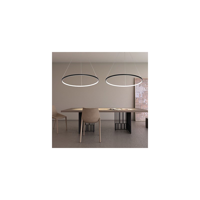 Lampada a sospensione LED dimmerabile 63 W, anello moderno, diametro 100 cm