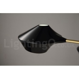 Lampadario moderno contemporaneo a tubi con paralumi in acrilico bianco e nero E14