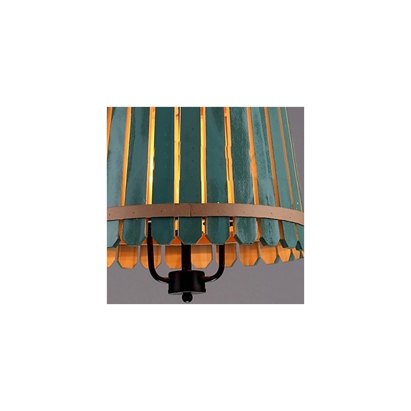 Lampadario a sospensione Saladier Avec Style Mini in legno/bambù