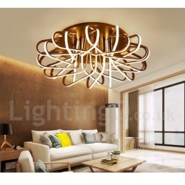 Plafoniera LED Bird's Nest dimmerabile in alluminio, utilizzabile anche come applique
