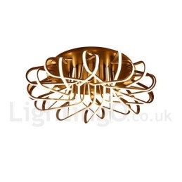 Plafoniera LED Bird's Nest dimmerabile in alluminio, utilizzabile anche come applique