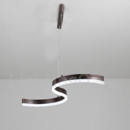 Lampada a sospensione lineare LED dimmerabile con telecomando, design moderno