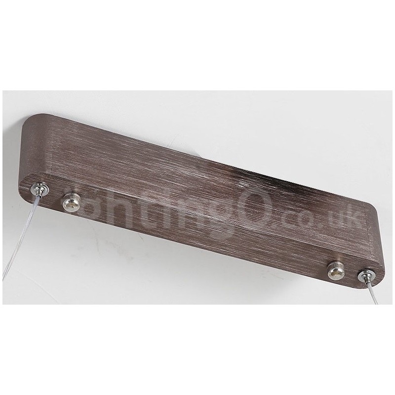 Lampada a sospensione lineare LED dimmerabile con telecomando, design moderno