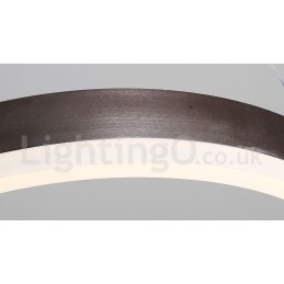 Lampada a sospensione lineare LED dimmerabile con telecomando, design moderno