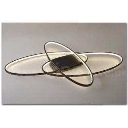 Lampada da soffitto ovale moderna in alluminio dimmerabile a filo per soggiorno e camera da letto