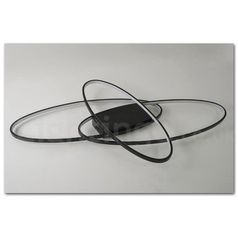 Lampada da soffitto ovale moderna in alluminio dimmerabile a filo per soggiorno e camera da letto