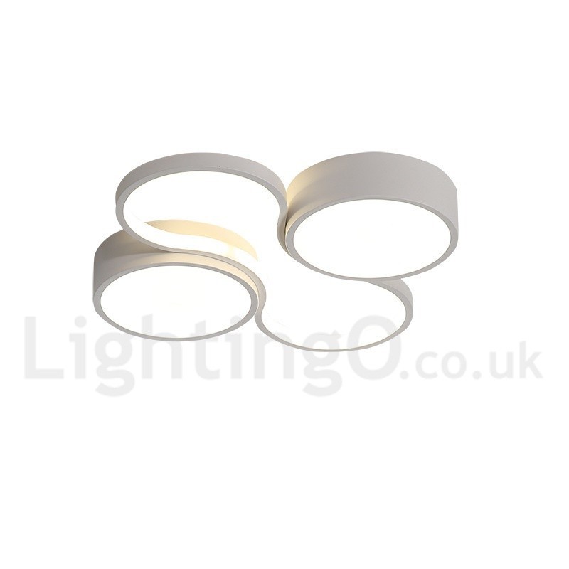 Lampada da soffitto LED dimmerabile in alluminio a filo, anche applique, 50 cm o 60 cm