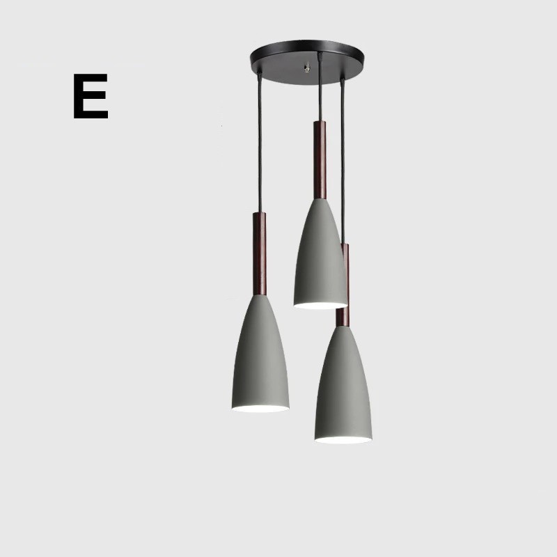 Lampada a sospensione moderna Macaron E27 10 cm x 35 cm