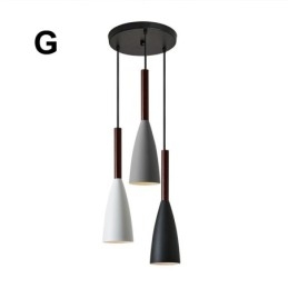 Lampada a sospensione moderna Macaron E27 10 cm x 35 cm