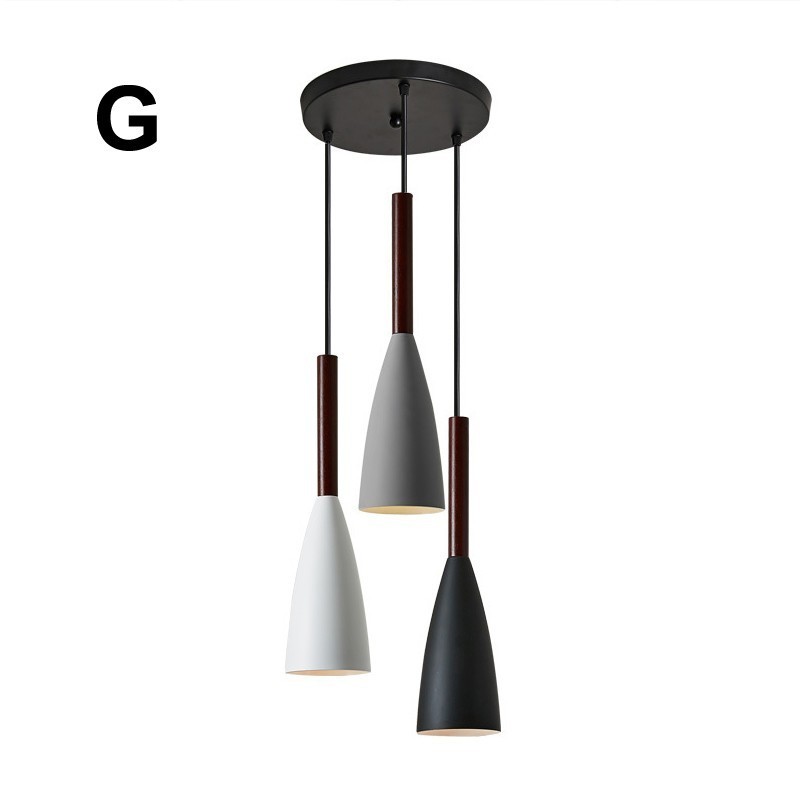 Lampada a sospensione moderna Macaron E27 10 cm x 35 cm