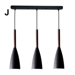 Lampada a sospensione moderna Macaron E27 10 cm x 35 cm