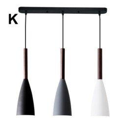 Lampada a sospensione moderna Macaron E27 10 cm x 35 cm