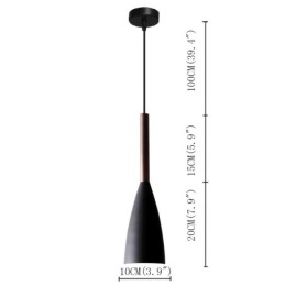 Lampada a sospensione moderna Macaron E27 10 cm x 35 cm