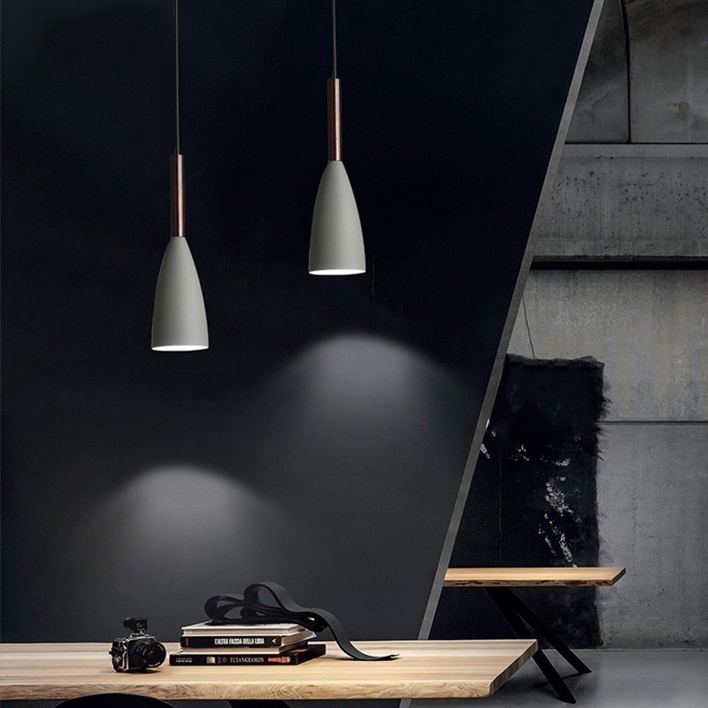 Lampada a sospensione moderna Macaron E27 10 cm x 35 cm