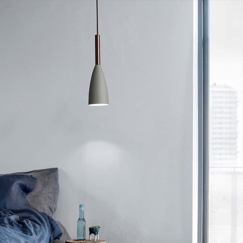 Lampada a sospensione moderna Macaron E27 10 cm x 35 cm