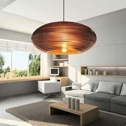 Lampadario a sospensione mini classico in carta
