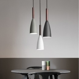 Lampada a sospensione moderna Macaron E27 10 cm x 35 cm