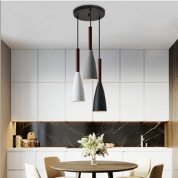 Lampada a sospensione moderna Macaron E27 10 cm x 35 cm