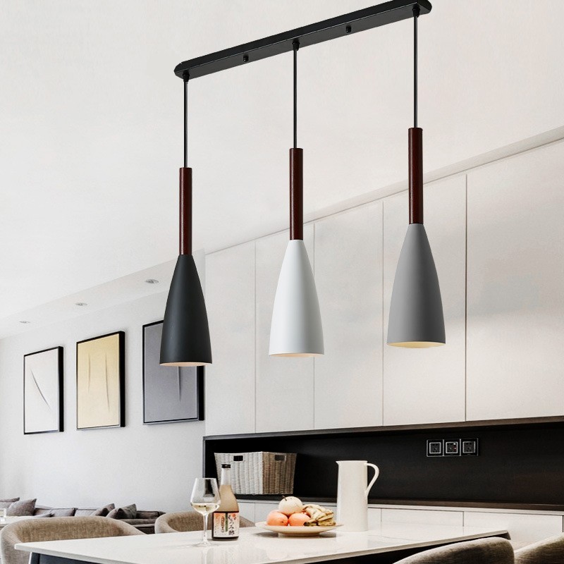 Lampada a sospensione moderna Macaron E27 10 cm x 35 cm