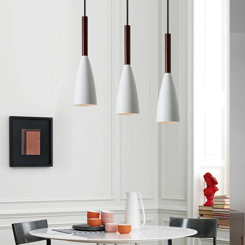 Lampada a sospensione moderna Macaron E27 10 cm x 35 cm