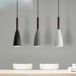 Lampada a sospensione moderna Macaron E27 10 cm x 35 cm