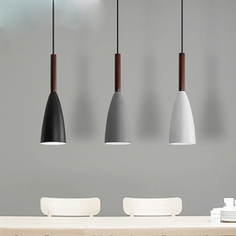 Lampada a sospensione moderna Macaron E27 10 cm x 35 cm