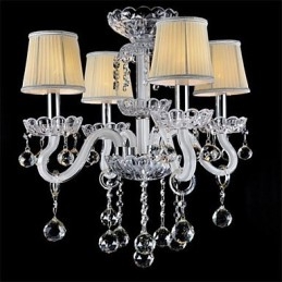 Lampadario mini in cristallo moderno contemporaneo a tamburo, globo, classico, country, vetro, 6 luci