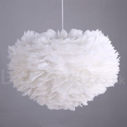 Lampadario moderno contemporaneo a piume multicolore E14