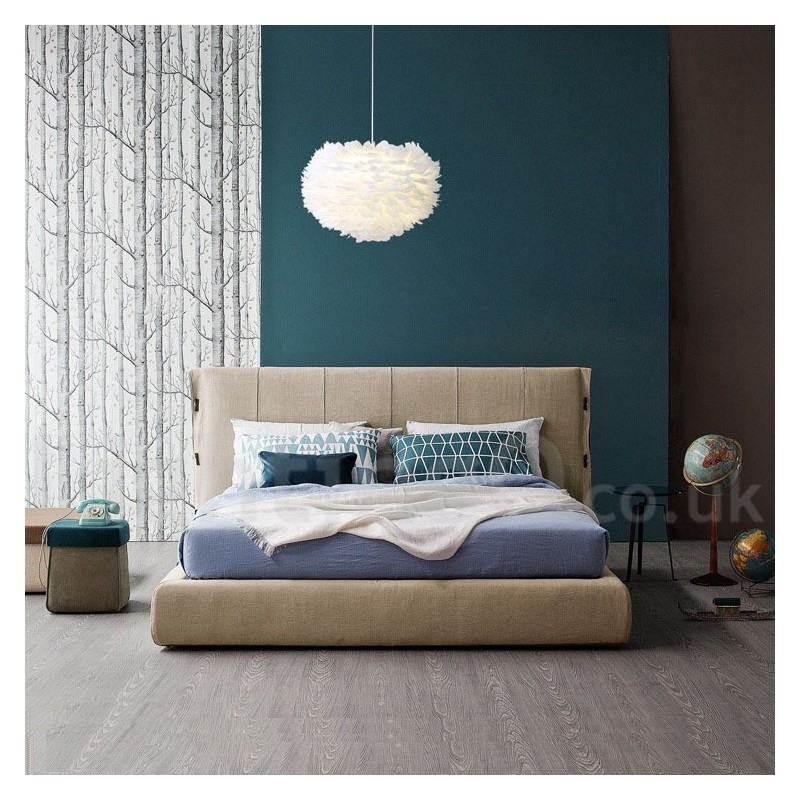 Lampadario moderno contemporaneo a piume multicolore E14