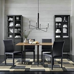 Lampadario in metallo dipinto stile country a candela 6 luci E12/E14