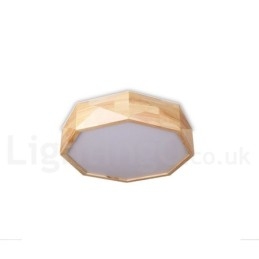 Lampada da soffitto LED in legno e acrilico stile nordico dimmerabile