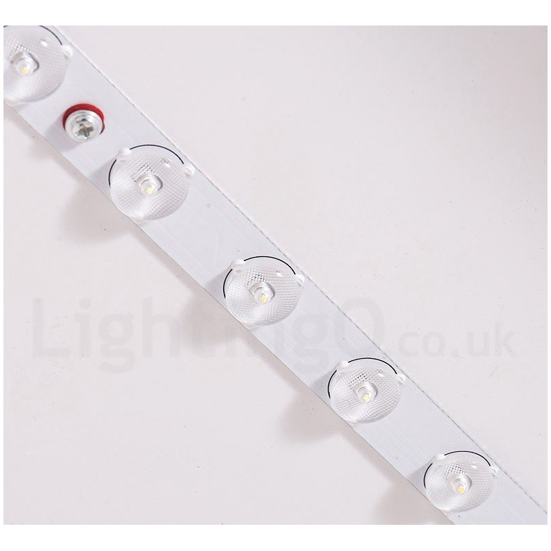 Plafoniera ultrasottile in legno macaron multicolore dimmerabile con paralume in acrilico