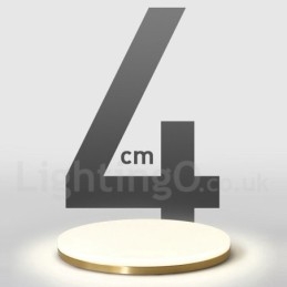 Plafoniera rotonda ultra sottile in ottone con paralume in acrilico, dimmerabile, stile nordico moderno