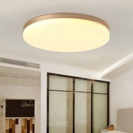 Plafoniera LED dimmerabile rotonda ultrasottile in acrilico, anche applique