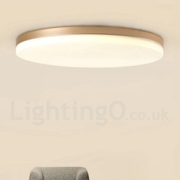 Plafoniera LED dimmerabile rotonda ultrasottile in acrilico, anche applique