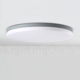 Plafoniera LED dimmerabile rotonda ultrasottile in acrilico, anche applique