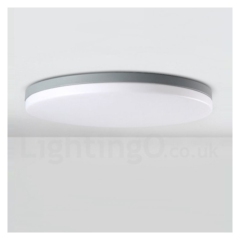 Plafoniera LED dimmerabile rotonda ultrasottile in acrilico, anche applique