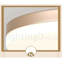 Plafoniera LED dimmerabile rotonda ultrasottile in acrilico, anche applique