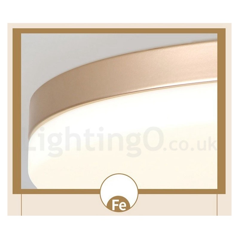 Plafoniera LED dimmerabile rotonda ultrasottile in acrilico, anche applique