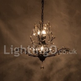 Lampadario moderno in ferro dipinto e cristallo, stile candela, 7/8/10 luci