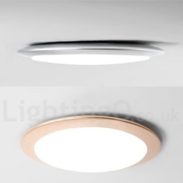 Plafoniera LED moderna nordica super sottile 4 cm dimmerabile con paralume in acrilico e telecomando