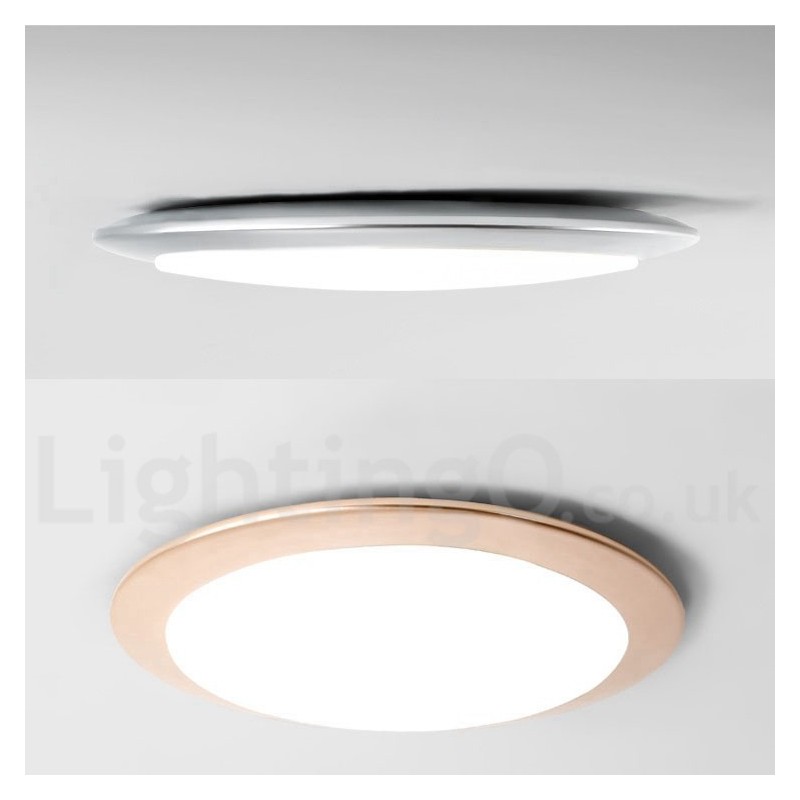 Plafoniera LED moderna nordica super sottile 4 cm dimmerabile con paralume in acrilico e telecomando