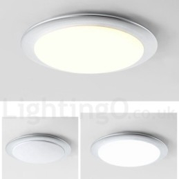 Plafoniera LED moderna nordica super sottile 4 cm dimmerabile con paralume in acrilico e telecomando